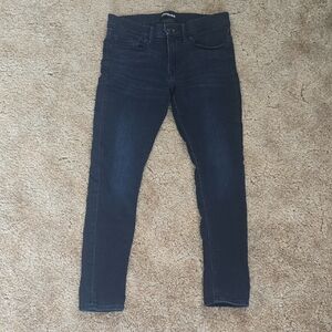 Express Women's Dark Blue Mid Rise Jean Leggings